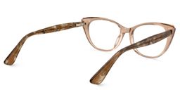 Charisse Cat Eye Beige Glasses5