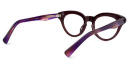 Chadwick Cat Eye Dark Red Glasses5