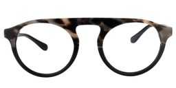 Charlotte Round Light-Tortoise Glasses0