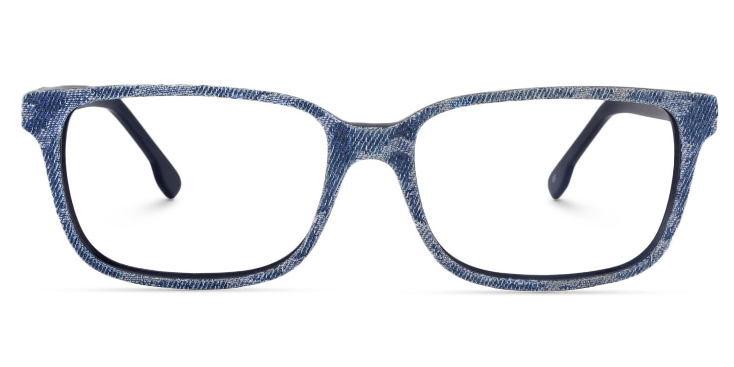 Rectangle Blue Glasses | Zeelool Glasses0