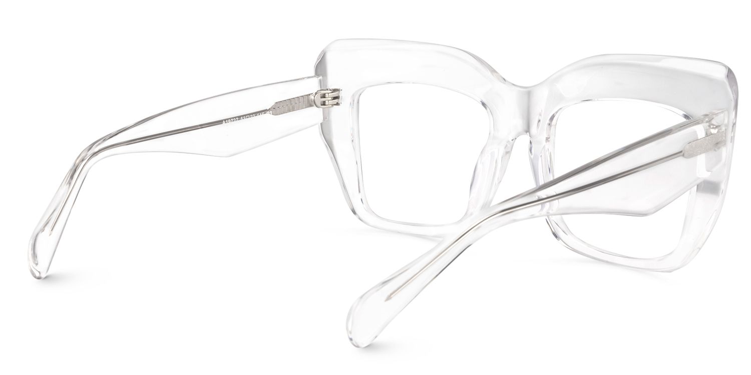 Cat Eye Clear Glasses | Zeelool Glasses5