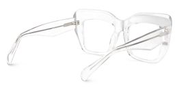Charmaine Cat Eye Clear Glasses5