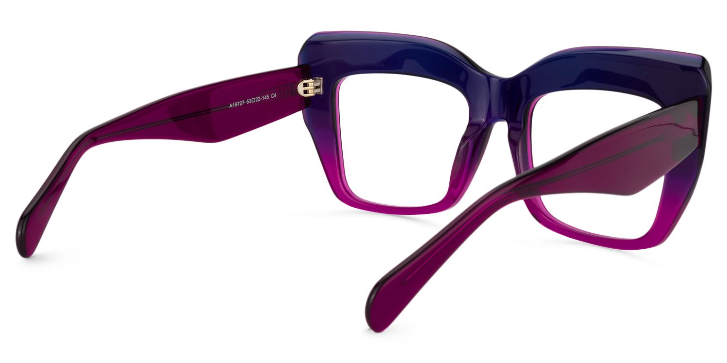 Cat Eye Purple Glasses | Zeelool Glasses5