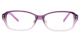 Arabela Rectangle Purple Glasses0