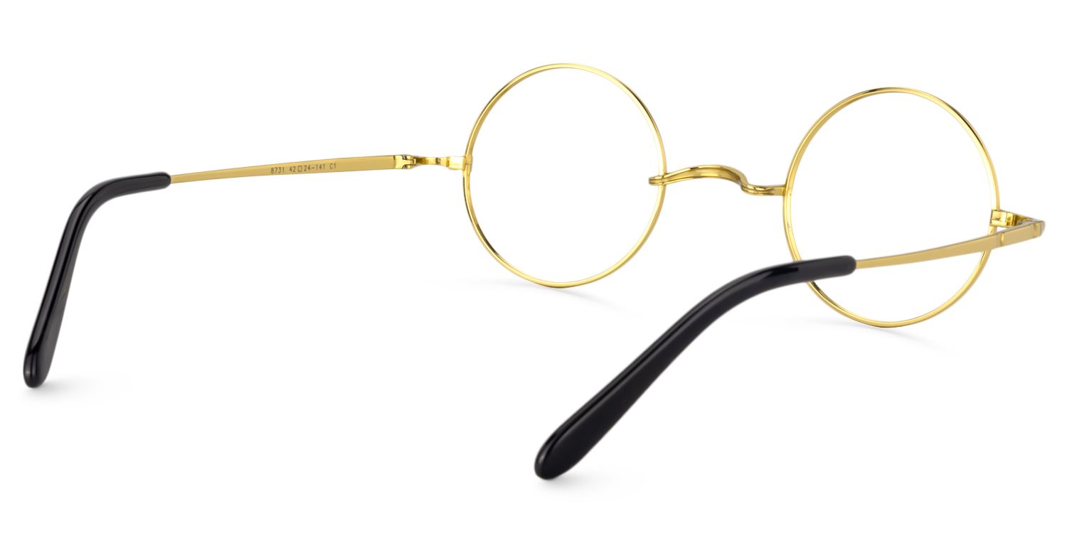 Round Gold Glasses | Zeelool Glasses5