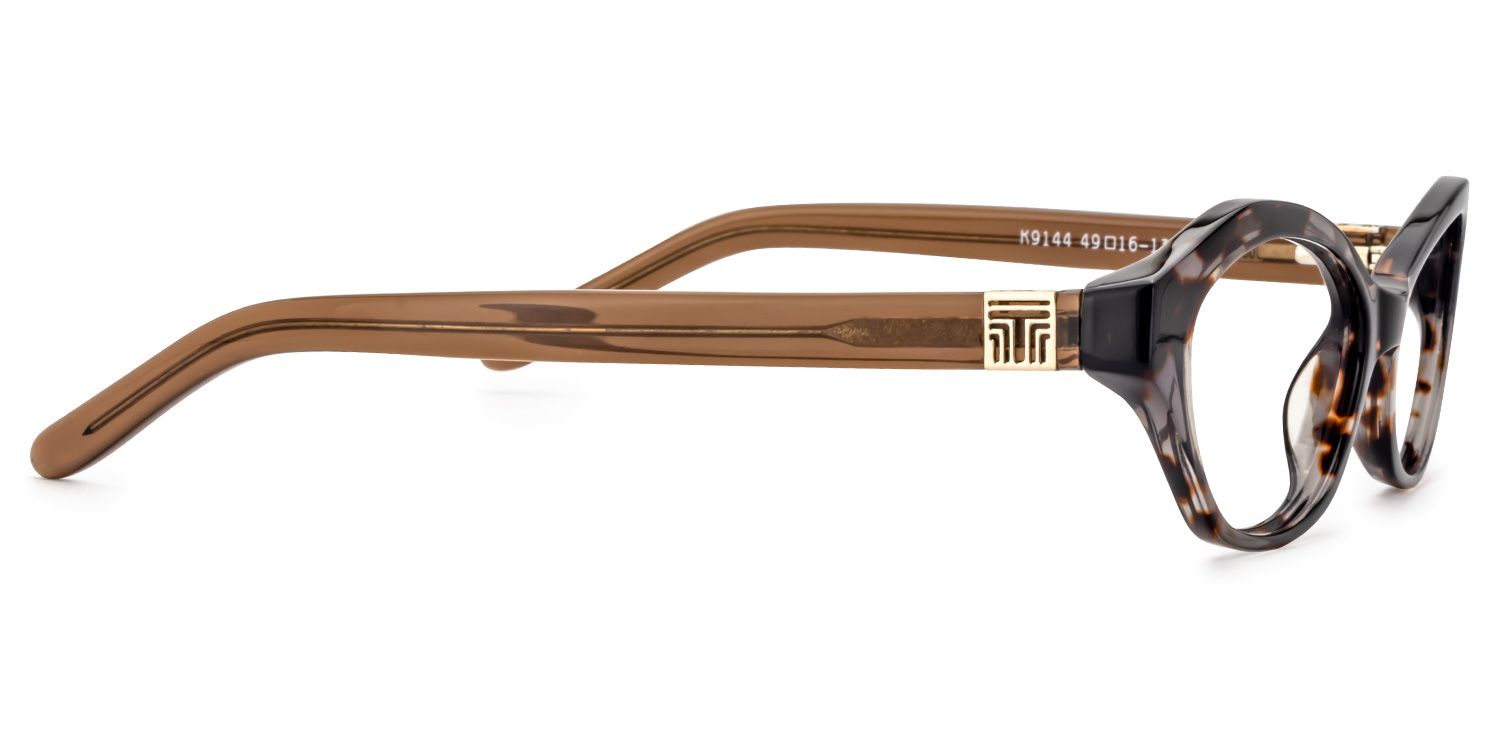 Cat Eye Light Tortoise Glasses | Zeelool Glasses4
