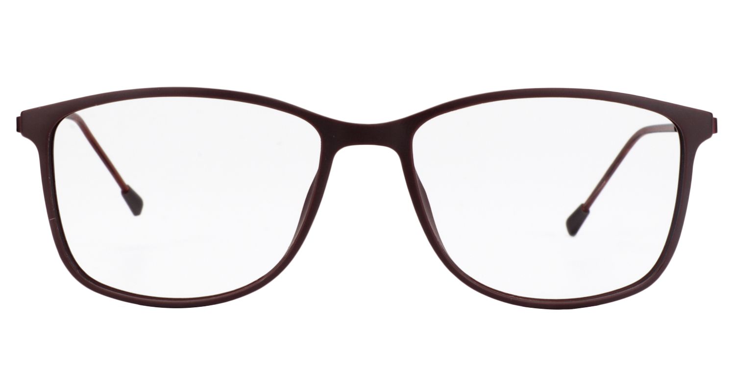 Rectangle Brown Glasses | Zeelool Glasses0