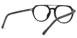 Clara Aviator Black Glasses5