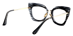 Ellie Cat Eye Gray Pattern Glasses 4