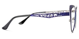 Eileen Cateye Blue Glasses4