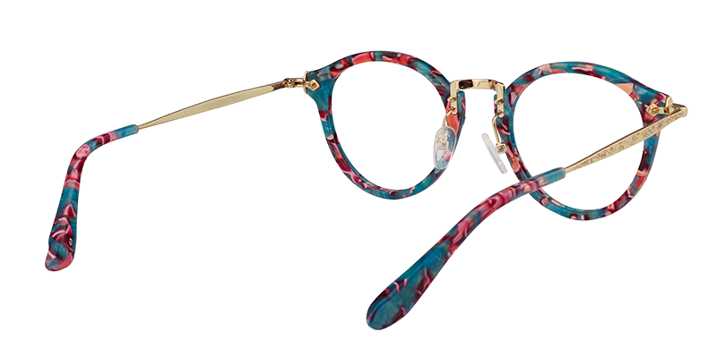 Round Floral Glasses | Zeelool Prescription Glasses5