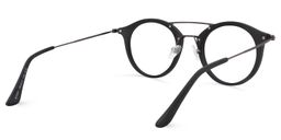 Chrissy Aviator Black Glasses5