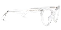 Claudette Cat Eye Clear Glasses3