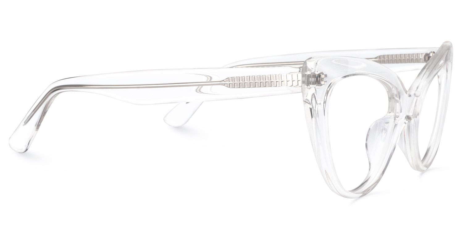 Cat Eye Clear Glasses | Zeelool Glasses3