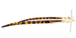 Clayborne Cat Eye Gold Glasses3