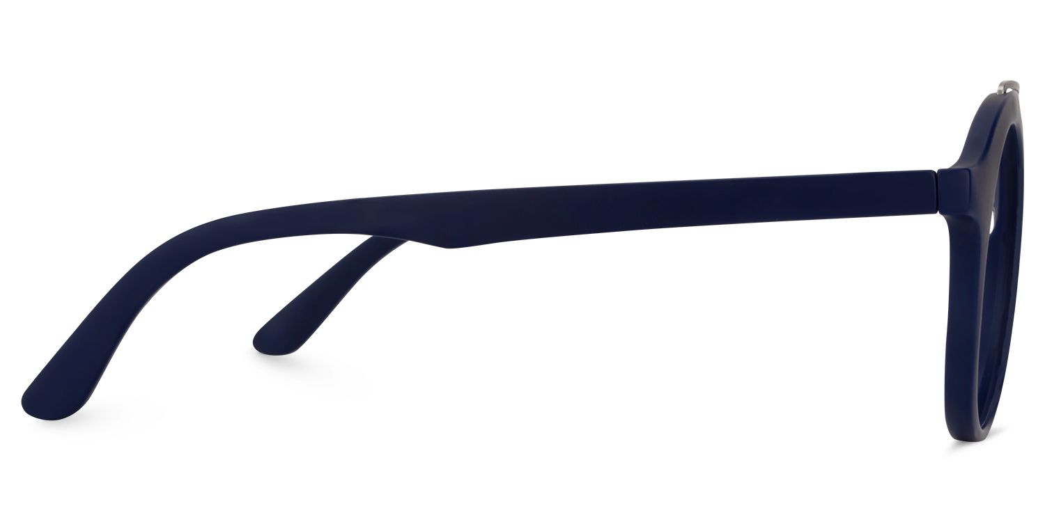 Aviator Dark Blue Glasses | Zeelool Glasses3