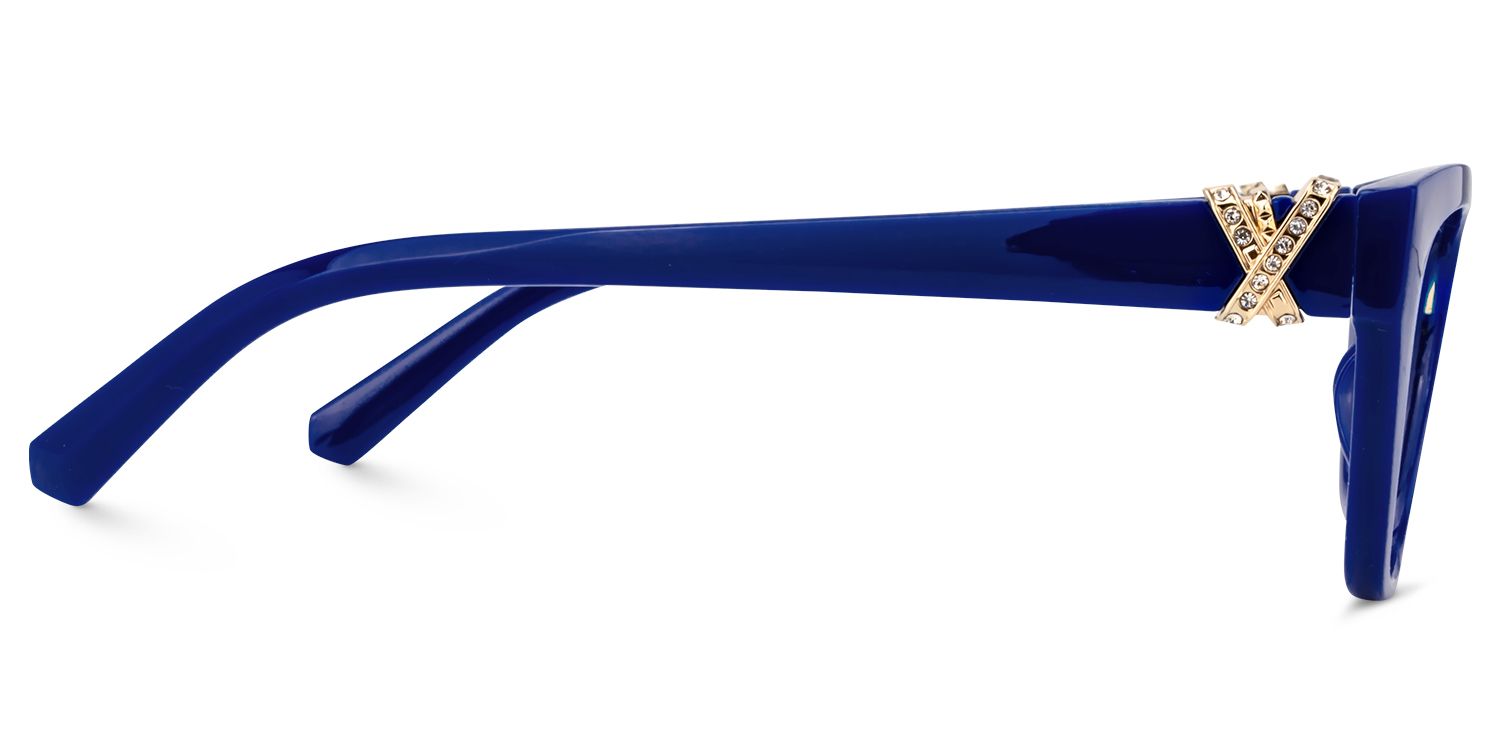 Cateye Blue Glasses | Zeelool Glasses3