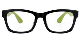 Athena Rectangle Green Glasses0