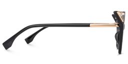 Decker Cat Eye Black Glasses3