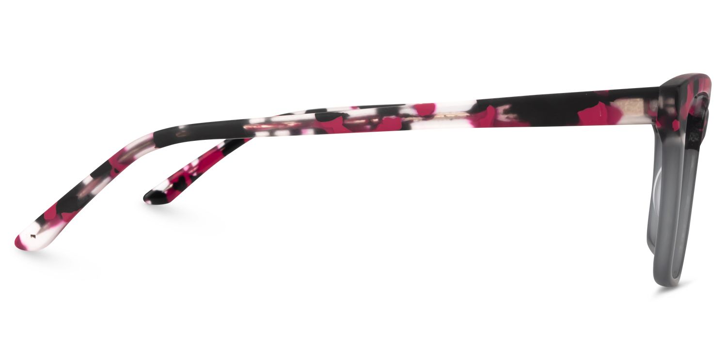 Square Dark-Gray Glasses | Zeelool Glasses3