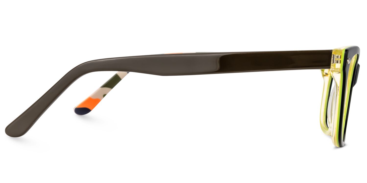 Rectangle Black Glasses | Zeelool Glasses3