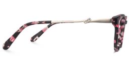 Darline Round Pink Floral Glasses3