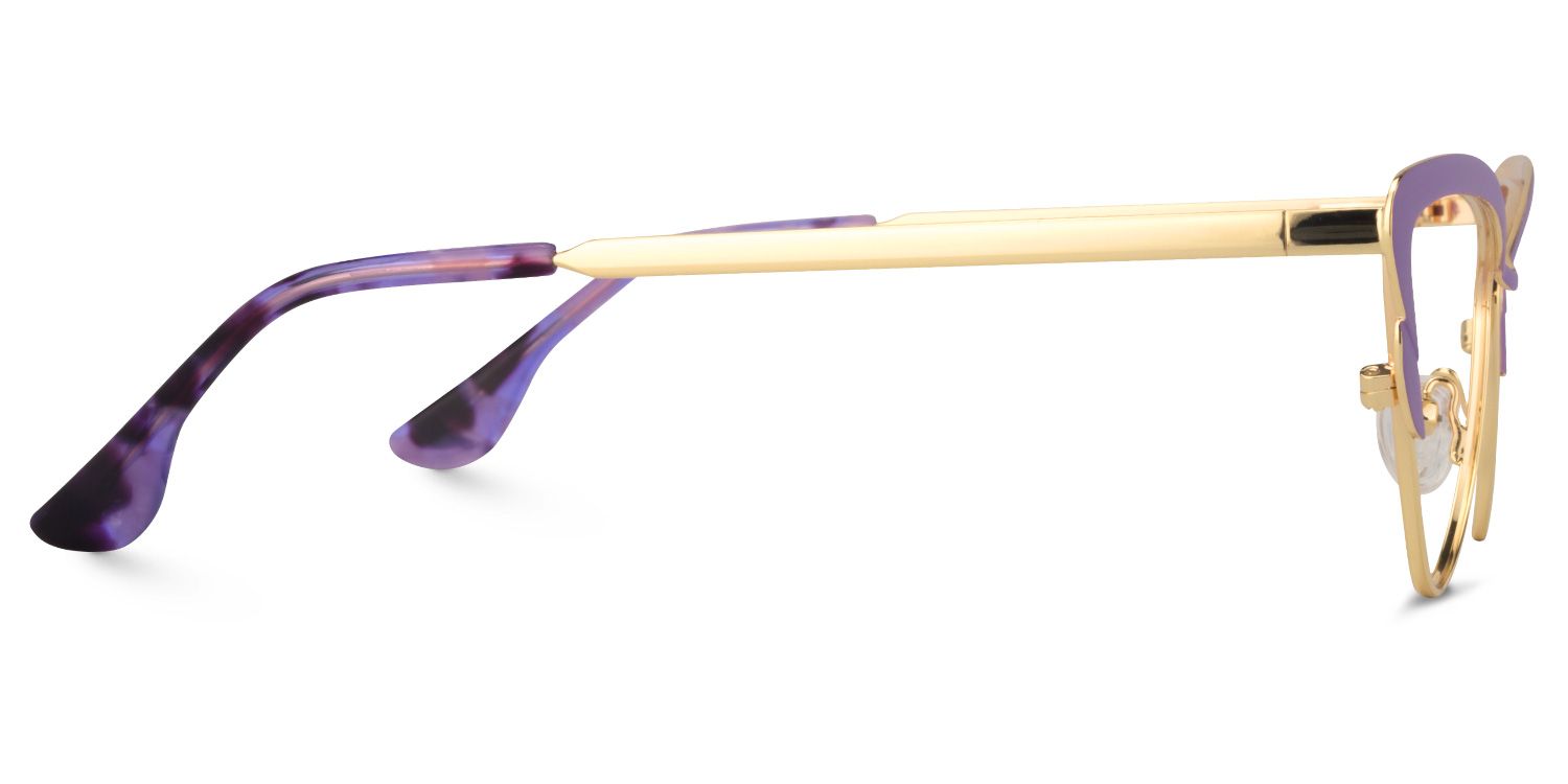 Cat Eye Purple Glasses | Zeelool Glasses3