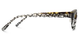 Domingo Cat Eye Yellow Tortoise Glasses3