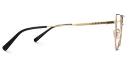 Florrie Aviator Gold Glasses3