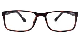 Beatrice Rectangle Tortoise Glasses0