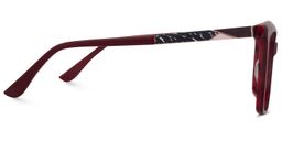 Drummond Butterfly Dark-Red Glasses3