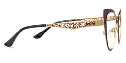 Eileen Cateye Dark-Red Glasses3