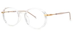 Billy Round Clear Glasses1