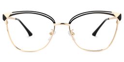 Exey Cateye Black Glasses0