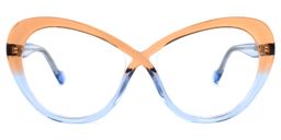 Charde Geometric Blue Glasses0