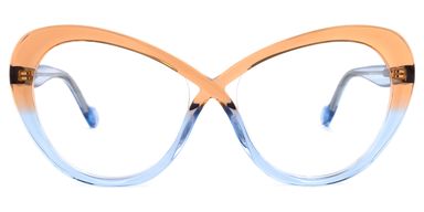 Charde Geometric Blue Glasses