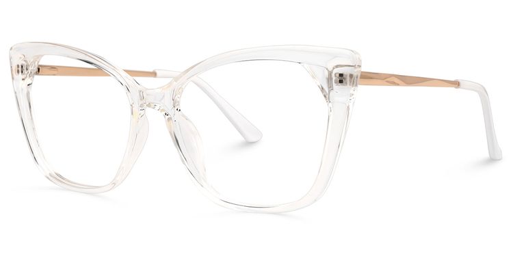 Shaffer Cateye Clear Glasses