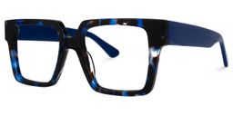 Wilmarie Square Blue-Tortoise Glasses1