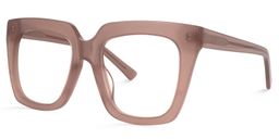 Leachon Square Rose-Taupe Glasses1