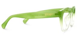 Syckle Round Green Glasses2