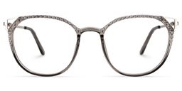 Tameya Cateye Gray Glasses0