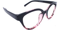 Audrey Hepburn Pink-Tortoise Cat Eyeglasses5