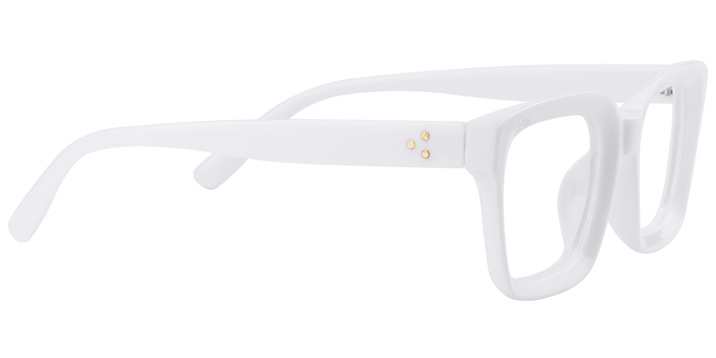 Rectangle White Reading Glasses | Zeelool Reading Glasses4