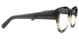 Isaac Round Dark Gray Glasses4