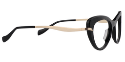 Beatty Cateye Black Glasses4