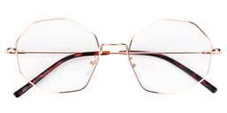 April Petaled Gold Glasses1