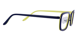 Quintina Rectangle Blue Glasses3