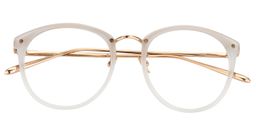Alfred Round White Glasses1