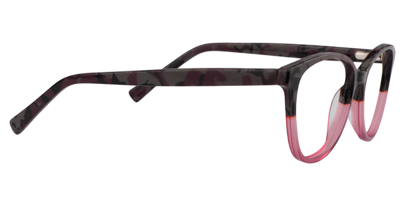 Round Bright-Pink Glasses | Zeelool Glasses4