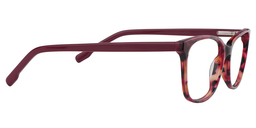 Belinda Rectangle Red Floral Glasses4
